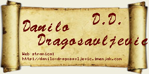 Danilo Dragosavljević vizit kartica